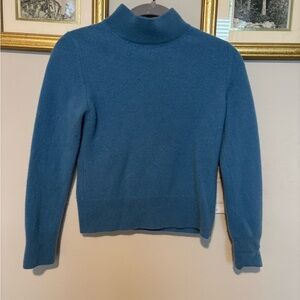 Women's Blue Cashmere Sweater